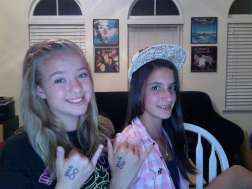 Just two girls who post the most random stuff on Youtube. Go subscribe!