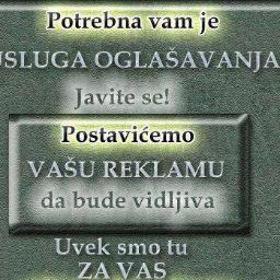 inoglas's profile picture. Usluzno postavljam oglase.
Ukoliko nemate vremena, a potrebna vam je usluga oglasavanja na vecem broju sajtova , javite se!
