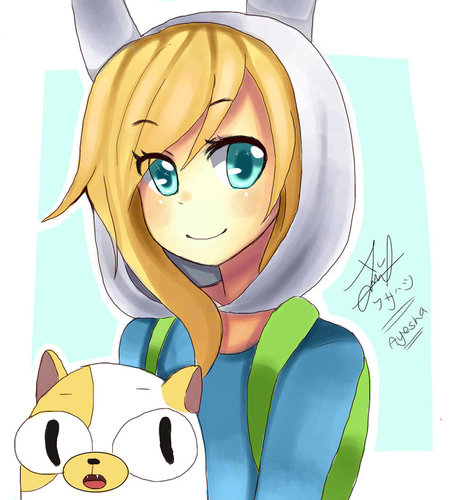 Hai. I'm Fionna! x3 I Love Kicking Evil Butt! I Gots A Crush On Someone...Kbai~! :3