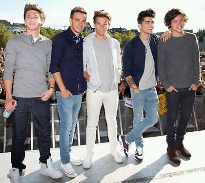 Niall Horan Harry Styles Liam Payne Zayn Malik and Louis Tomlinson, that is all.