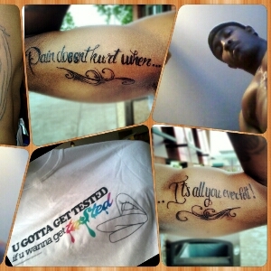 Tatted up with scars n don't really care who has anything to say cuz I honestly don't give a flying fuck