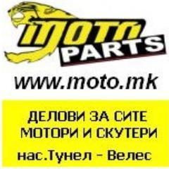 MOTOLOGISTIKA – MOTOPARTS обезбедува високо квалитетни резервни делови за моторцикли 
 скутери за потребите на македонскиот пазар.