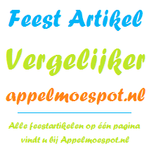 Alle feestartikelen op één pagina vindt u bij Appelmoespot.nl