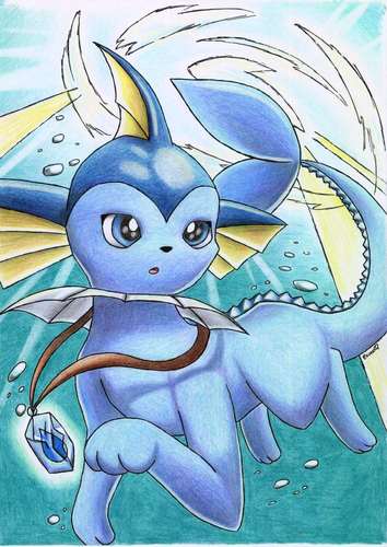 Hey Im Ally The Vaporeon! #Wild|#Taken by @ShockTheJolteon| Moves: HydroPump, Aurora Beam, Sing, and DoubleTeam.
