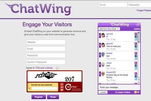 ChatWing is one of the most promising facebook chat alternative and live chat platforms. You can monitize by simply integrating your social media sites.
