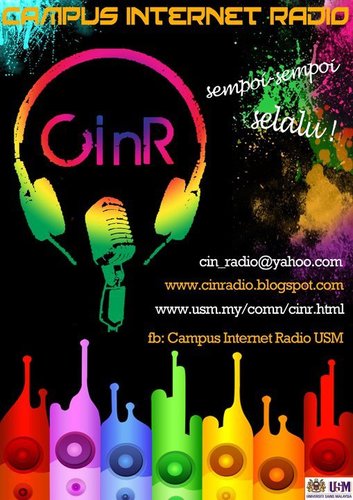 cinrusm's profile picture. sebuah radio internet digerakkan oleh pelajar-pelajar dari Pusat Pengajian Komunikasi USM