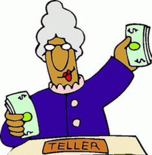 LadyBankTeller's profile picture. Don't cross me, fool. I handle yo cash.