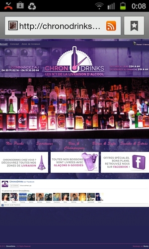 chronodrinks's profile picture. livraison d'alcool a domicile de 20h a 06h