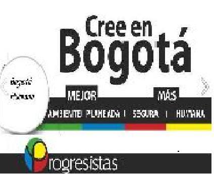 ciudadan@s que le apostamos a una @bogotahumana pertenecemos al movimiento @progresistascol