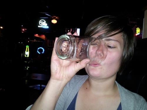 TwoBeerKristi's profile picture. It should be known that this is not Kristi. This identity is separate. This is who Kristi becomes.