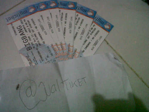 jualtiket's profile picture. Pin:28b0d535 085289480048 Online Tiket Terpercaya Di  Jakarta.Ready tiket Bigbang,Maroon 5, Pernah menjual tiket Suju,Morrisey,Gaga,Greyson.dll