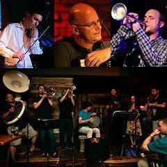 Klezwoods is a Boston-based amalgam of strings, horns, and percussion that melds the spirit of traditional klezmer and balkan with modern styles and grooves