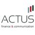 ACTUS finance & com (@actus_fc) Twitter profile photo ACTUS finance & com (@actus_fc) Twitter profile photo
