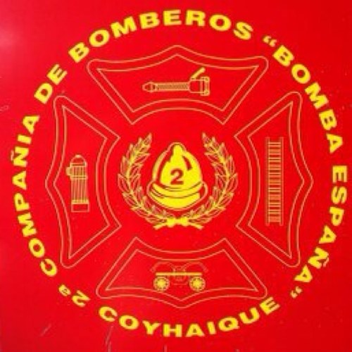 Segunda Compañia de Coyhaique Bomba España
Deber y Abnegación.
Fundada un 12 de marzo de 1939.  especialidad Agua y Rescate Vehicular.