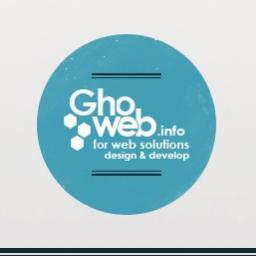Ghoweb's profile picture. At Ghoweb, we always prefer to design or develop a custom system rather than use off-the-shelf products or a generic template.