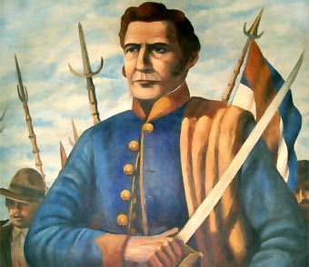 Héroe de los orientales. Algunos lo llaman el Padre de la Patria; otros dicen que fue traicionado. Vuelve a Twitter por justicia.