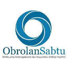 ObrolanSabtu's profile picture. ObrolanSabtu: Program diskusi dari @forumforID. Ketika yang berpengalaman & berprestasi, berbagi inspirasi | obrolansabtu@gmail.com