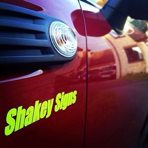 Signs, sign writing or stripes and stickers for you vehicle. If it sticks, we can do it.