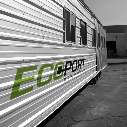 EcoPort NetZero Energy mobile office spaces produce their own energy utilizing solar and wind power.