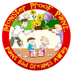 Monster Proof Paint™ is made in the USA and designed to help children feel safe in their bedrooms.