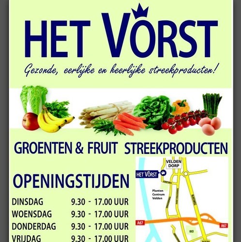 Heerlijke en eerlijke producten uit de regio. In het asperges seizoen van dinsdag t/m zondag van 9:30 tot 17 uur geopend.