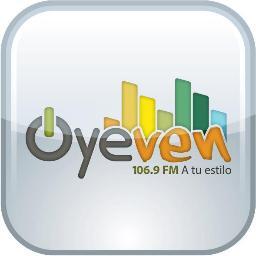 Programa radial juvenil, sintonizanos todos los sábados de 7 a 8 pm por OyeVen 106.9FM :)