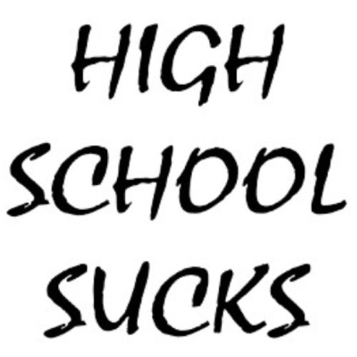 Just sharing how pathetic some highschoolers are