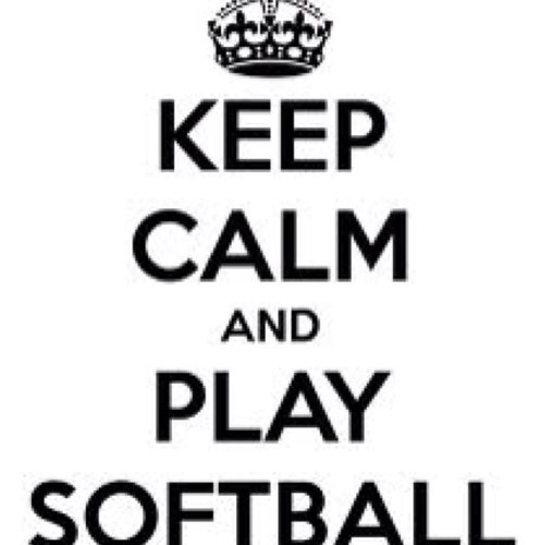 Softball Tweets♥ Hey, calm your ass and play softball ;) TeamTaken♥