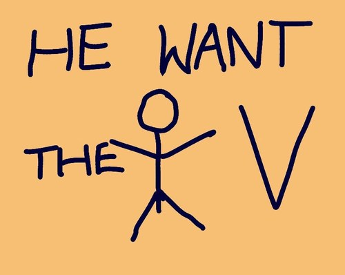 #HeWantsTheV #SheWantsTheD #GiveHerTheD #GiveHimTheV