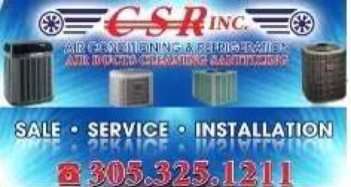 csr.airconditioning@gmail.com Office PH (305) 325-1211