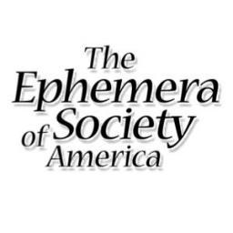 The Ephemera Society of America cultivates interest in ephemera & its history. 🎉