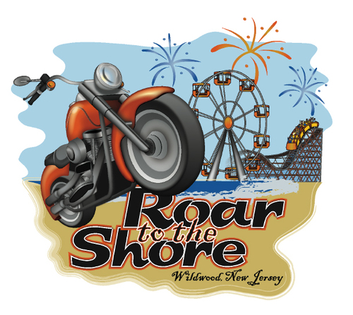 Free motorcycle rally, held in Wildwood, NJ, takes place in September and covers every square inch of town. Vendors, live music, stunt shows and much more!