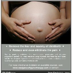 Gill Firth; 
Mum, Midwife, Hypnotherapist, Hypnobirthing practitioner. 
 For more info email: gill.firth3@ntlworld.com