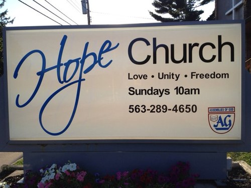 Lead Pastor of Hope Church in Le Claire, IA. God is so good!