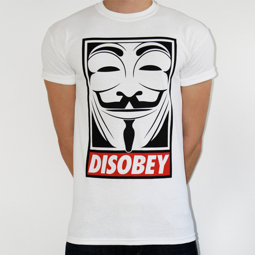 The first suppliers of the V for Vendetta Disobey Clothing - follow for updates, discounts and more.