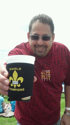 FlintMathes's profile picture. Who Dat Foundation Room Jazz Fest Mardi Gras Abita Beer Muffalata Barqs Zapps Gumbo Boudin