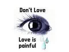 When love hurts, it effects your eyes, mind, heart and breathe. #LoveHurts