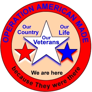online auction promoting manufacturers and sellers of American made goods.  75% of our proceeds go to the American Veterans Fund Program.