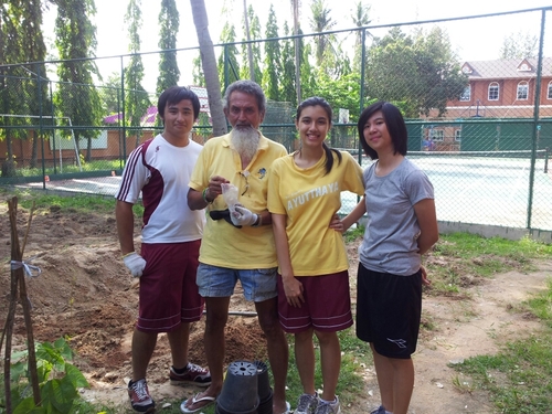 TheGarden@Regents is a senior student run garden began in Sept2011 at The Regents School, Pattaya Thailand.