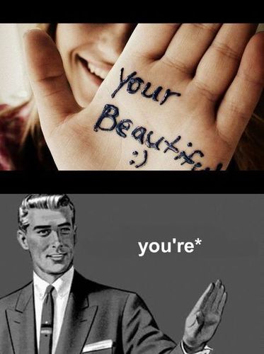 GrammarGeeks's profile picture. You're doing it wrong.