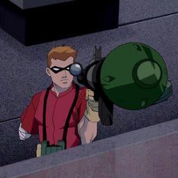 After spending 8 years in a tank in the Cadmus labs, the best and first Speedy lives on. Only now it's Arsenal, because I've got a robot gun hand thing. Yes.