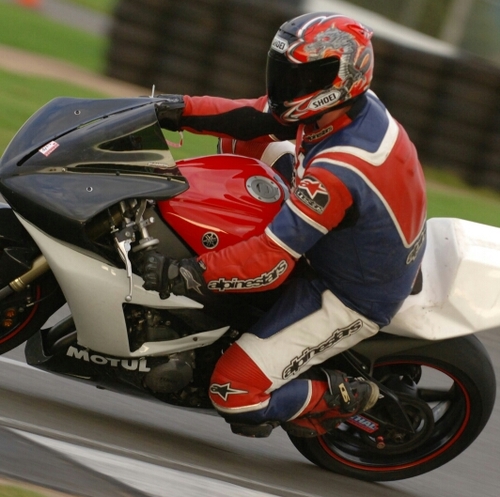 paralised motorcycle racer