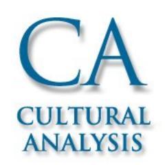 Cultural Analysis is an interdisciplinary, peer-reviewed journal dedicated to investigating expressive and everyday culture.