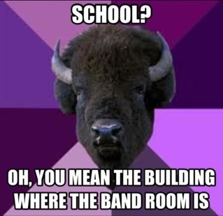 just a band kid tweeting about the problems we all share. mello, freshman. follow and happy marching!