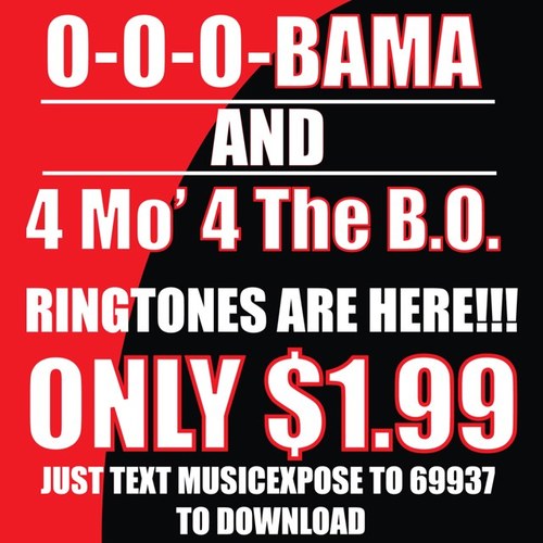 President Obama's re-election campaign's official song He's Got Your Back available as a RINGTONE! Just text MUSICEXPOSE to 69937 to download for $1.99