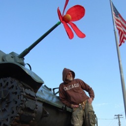 FLEURS DE GUERRE - FLOWERS OF WAR -
A body of work entitled fleurs de guerre (flowers of war).  FDG is an Army of Guerilla Artists engaged in the War on War.
