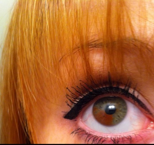 Red hair. Green eyes. Multicoloured personality. 

And though she be but little, she is fierce. - Shakespeare