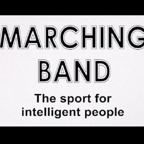 Marching band is life
My alphebet only has 7 letters
Euphonium/baritone & trumpet
Instagram: marchingband11