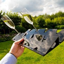 StabilisTray's profile picture. StabilisTray is a revolutionary new product in the US Hospitality market.
Serve Wine & Champagne with style, safety, comfort, and without spills!
