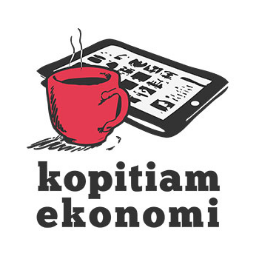 Bincang ekonomi kopitiam-style. Advocates of empowering people with knowledge dan kopi tarik kaw.